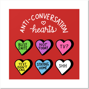 Anti-Conversation Hearts Posters and Art